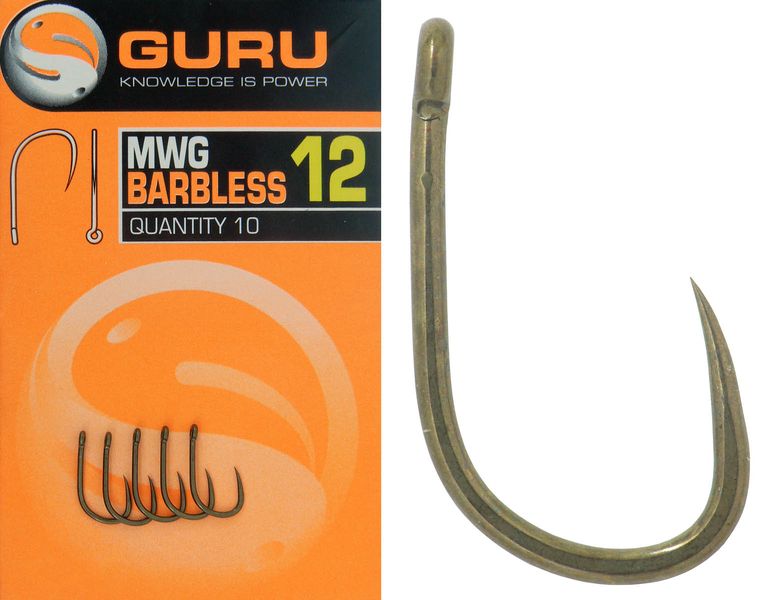 Guru MWG Szakáll Nélküli Horog (Barbless) 20-as