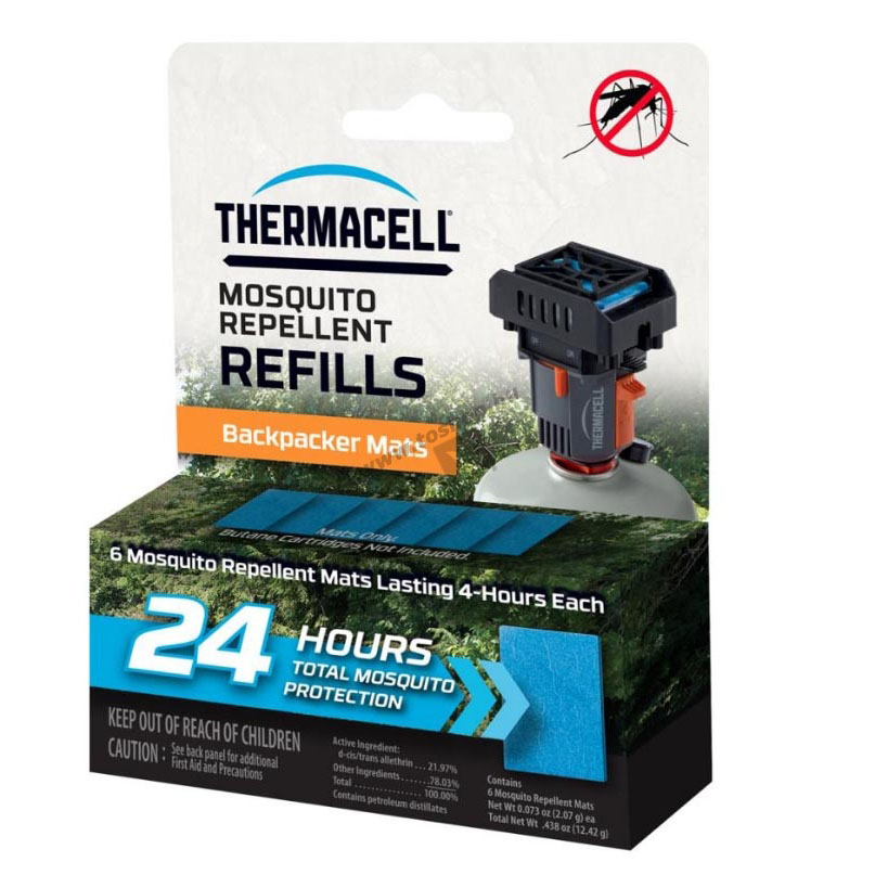 THERMACELL - BACKPACKER 24 ill. 48 ÓRÁS UTÁNTÖLTŐ - CSAK LAPKA