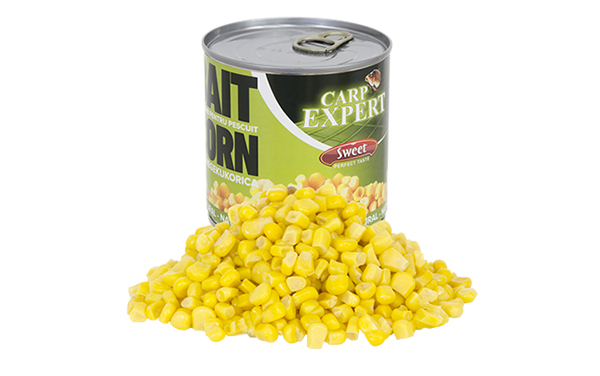 CARP EXPERT BAIT CORN NATUR KUKORICA TÉPŐZÁRAS DOBOZBAN