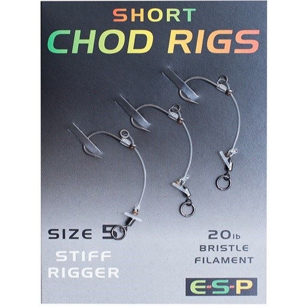 ESP SHORT CHOD RIG ELŐKE 3DB/CSOMAG