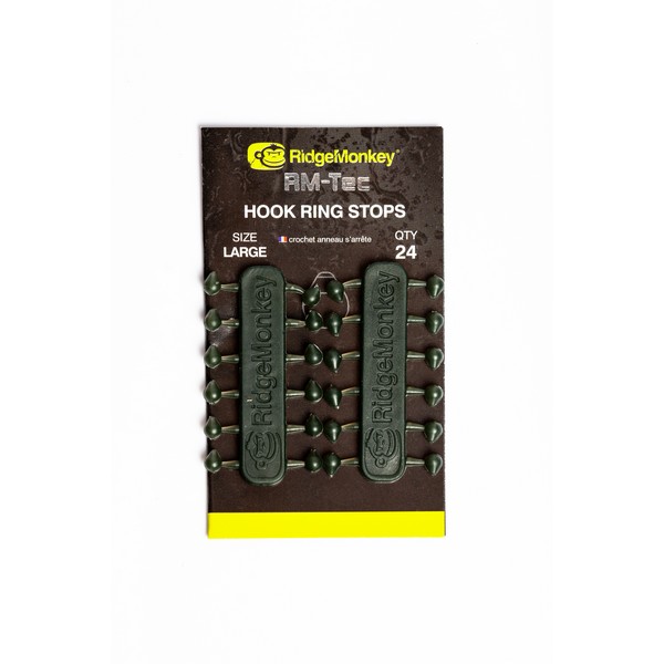 RIDGEMONKEY RM-TEC HOOK-RING STOPS CSÚSZÓGYŰRŰ RÖGZITŐ 24DB/CSOMAG