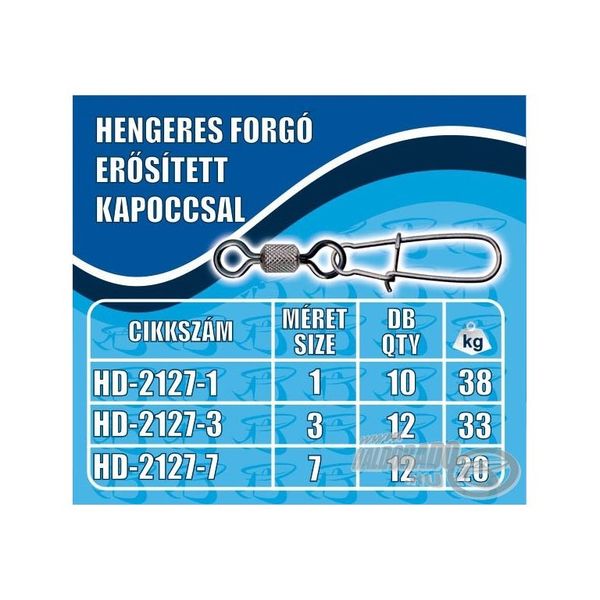 HALDORÁDÓ Hengeres forgó erősített kapoccsal - kicsi